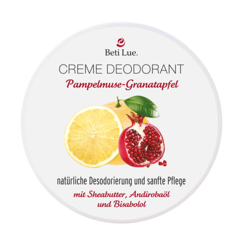 Cremedeodorant Pampelmuse Granatapfel