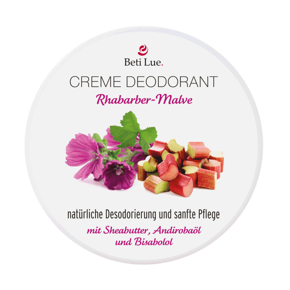 Cremedeodorant Rhabarber Malve